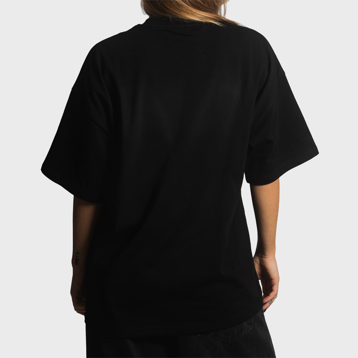 3 Pack Blank Oversized Tee Black